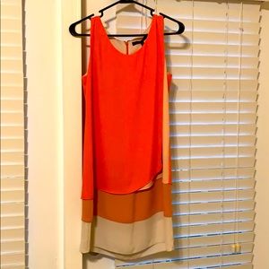 Peachy Toned Layered Dress “Haley”